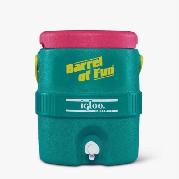 Igloo Special Edition Retro 2 Gallon Barrel Water Jug - Picture 1 of 1